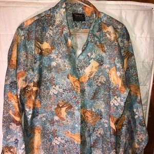 Topaz Long Sleeve Shirt Men Size L